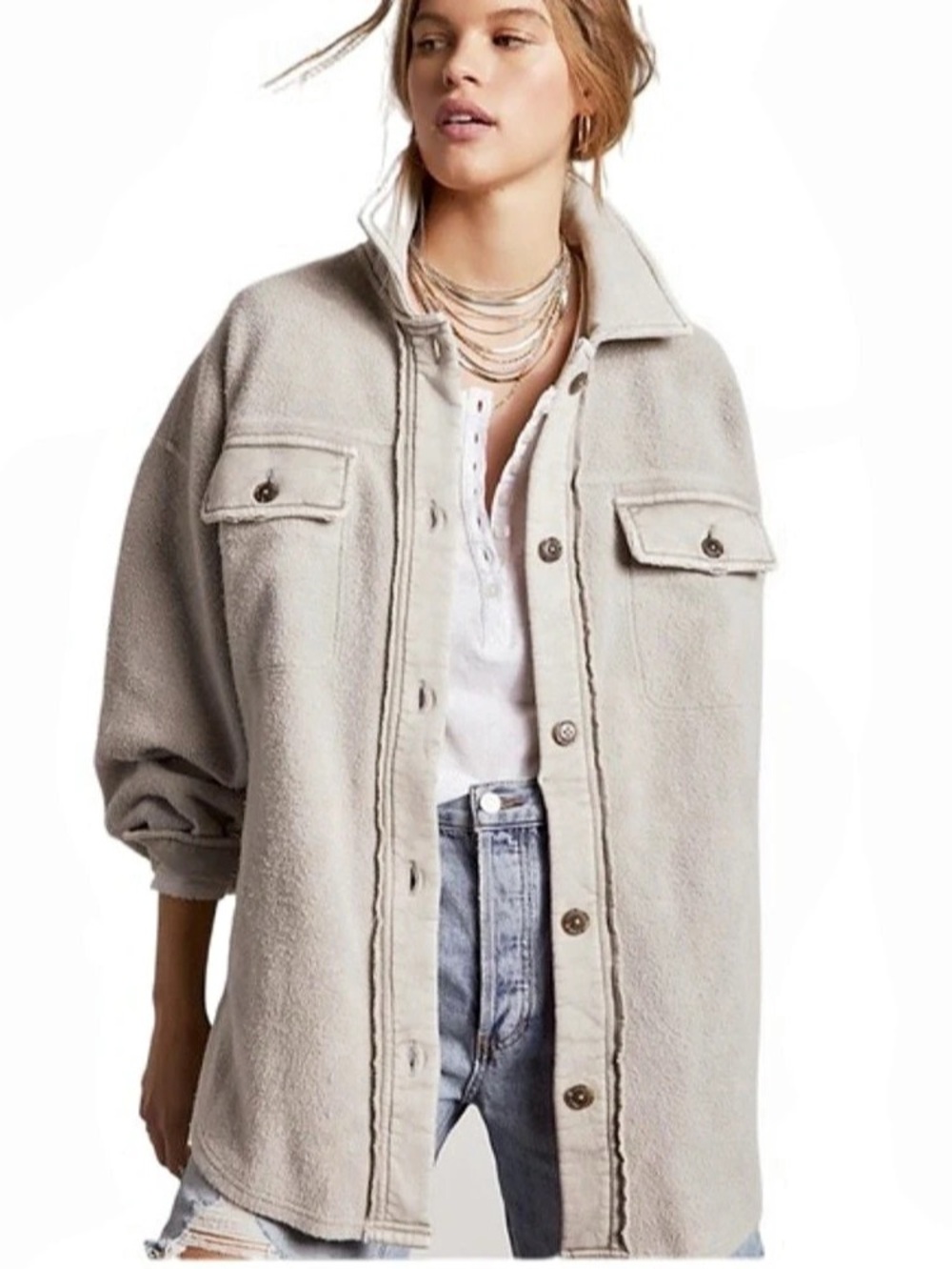 Free People Women's Ruby Jacket oversized shacket